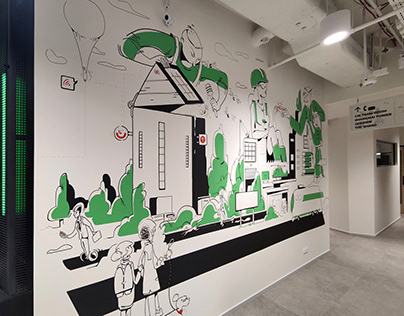 Mural for Proptech Fundation