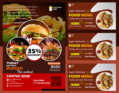Food Menu Flyer Design