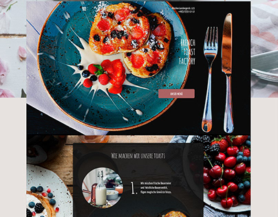 French Toast Factory Landing Page