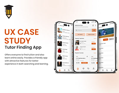 Tutorz (Tutor Finding App) UX Case Study