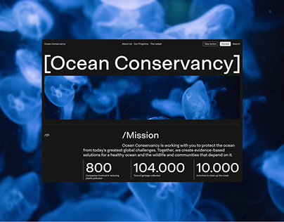 Ocean Conservancy | Website Redesign