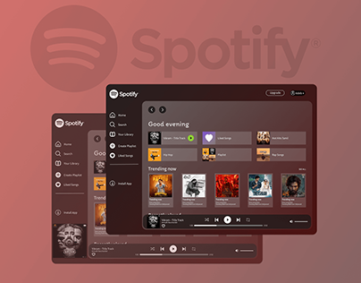 Spotify Web App Redesign