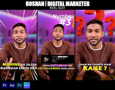 Roshan | Digital Marketer Reel Edit