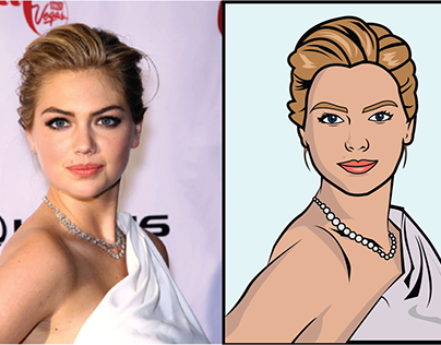 Kate Upton In "Archer" Style