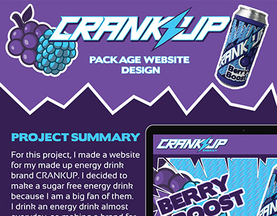 CrankUP Energy Website & Product Design