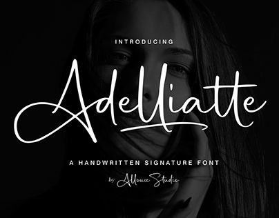 Adelliatte - Free Font