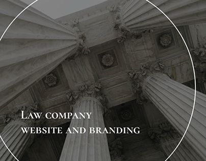 Law company website and branding