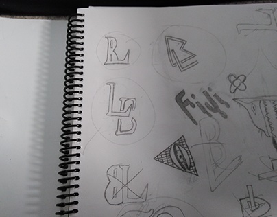 Sketches and idea for logos