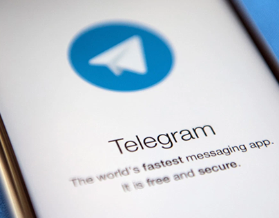 Animated banner for Telegram app. with button