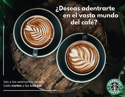 Diseño Publicitario para Starbucks Coffee