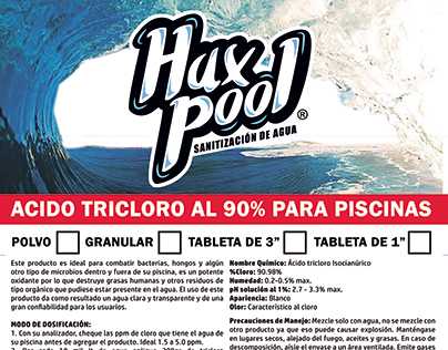 Etiquetas Hax Pool Albercas