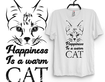 Cat T-Shirt Design.