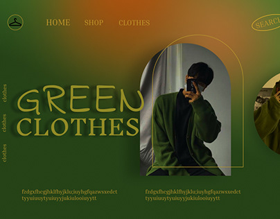 Сторінка сайта “Green Cloth”