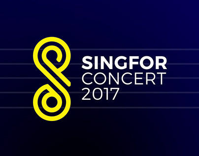 Singfor Concert Logo & Brand Identity