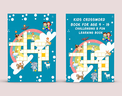 KIDS CROSSWORD BOOK COVER