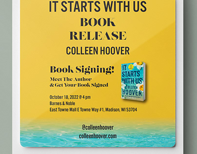 Book Signing Advertisement