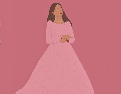 Bride to be illustration