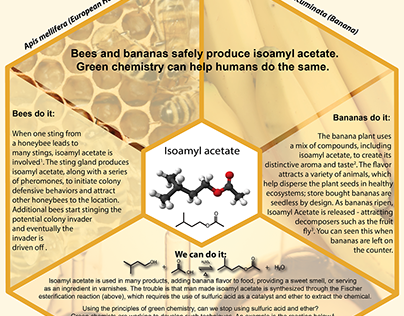 Bees, Bananas, Benign - Green chemistry poster