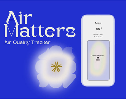 Project thumbnail - UI Case Study - Air Quality Tracker