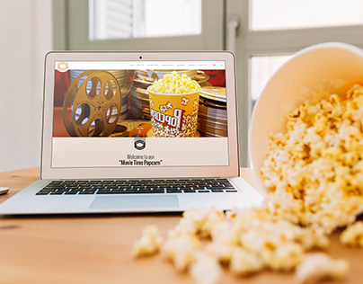 Movietime Popcorn - Web Design