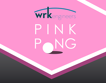 Pink Pong Tournament Poster