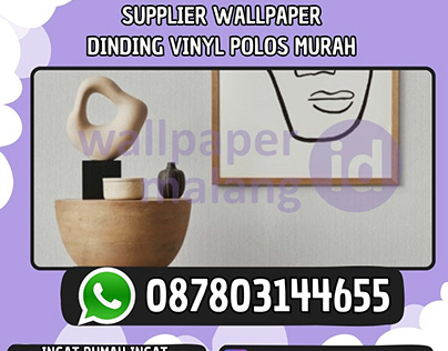 Supplier Wallpaper Vinyl Polos Murah