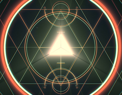 Glowing Triangles Intro