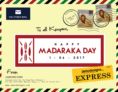 Happy Madaraka Day from Jamo Designs