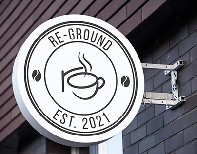 RE-Ground Cafe Logo Design