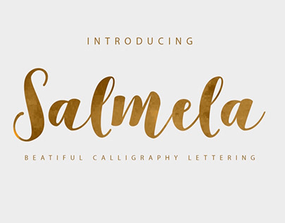 SALMELA - FREE CALLIGRAPHY FONT