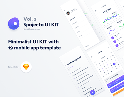 Vol. 2 - Spojeeto Mobile App UI Kit