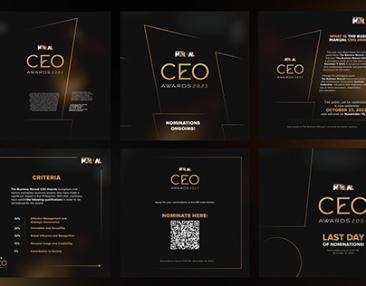 The Business Manual CEO Awards 2024 Logo and Branding
