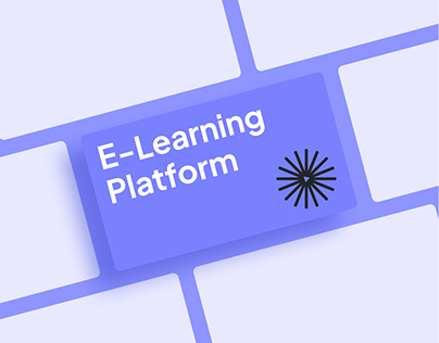E-Learning — SaaS Digital Learning Platform UX/UI