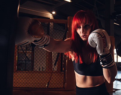 MMA girl - Teresa Klajmon - 2020 - boks and gym session