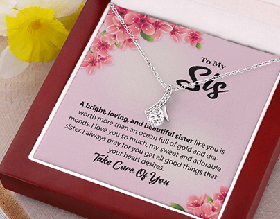 ShineOn Jewelry Message Card Design For Wife
