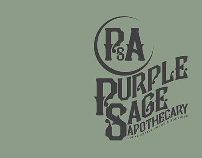 Unused Logo Project - Purple Sage Apothecary
