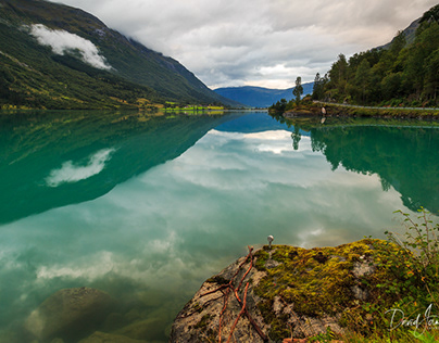 Oldevatnet Lake in Norway