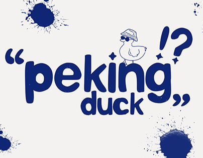 Peking Duck - Hand drawn font
