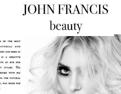 Client John Francis Brand Editorial