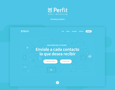 Perfit Email Marketing - Branding and website