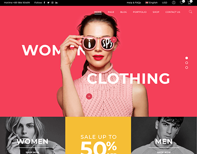 E-commerce Website (wix)