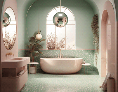Pinky Freshness | Dreamy Bathroom |