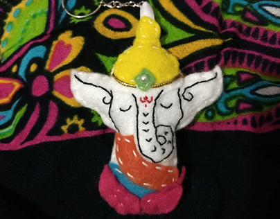 Ganesha keychain