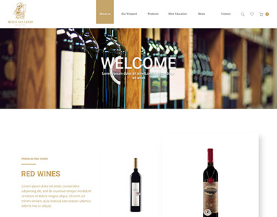 Web Design For Wine Shop