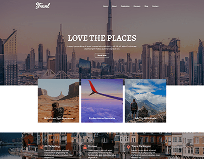 Travel (Wordpress Elementor Website)