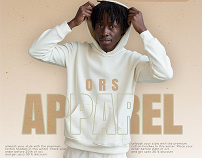 ORS APPAREL POSTER Tool ''Adobe Photoshop''