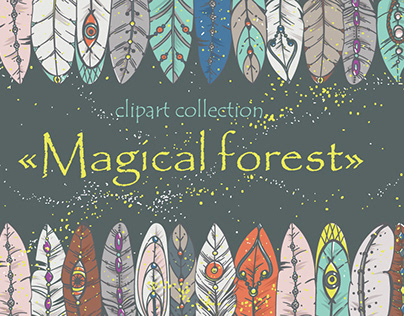 Clipart collection «Magical forest»