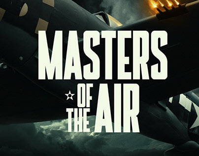 Masters of the Air logo & typeface