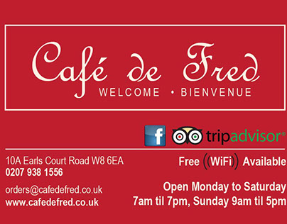 Cafe De Fred (Flyer)