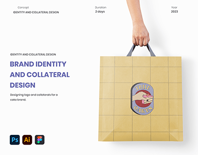Project thumbnail - True cakes | Brand Identity and Collateral design